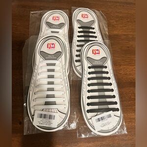 Silicone no- tie laces